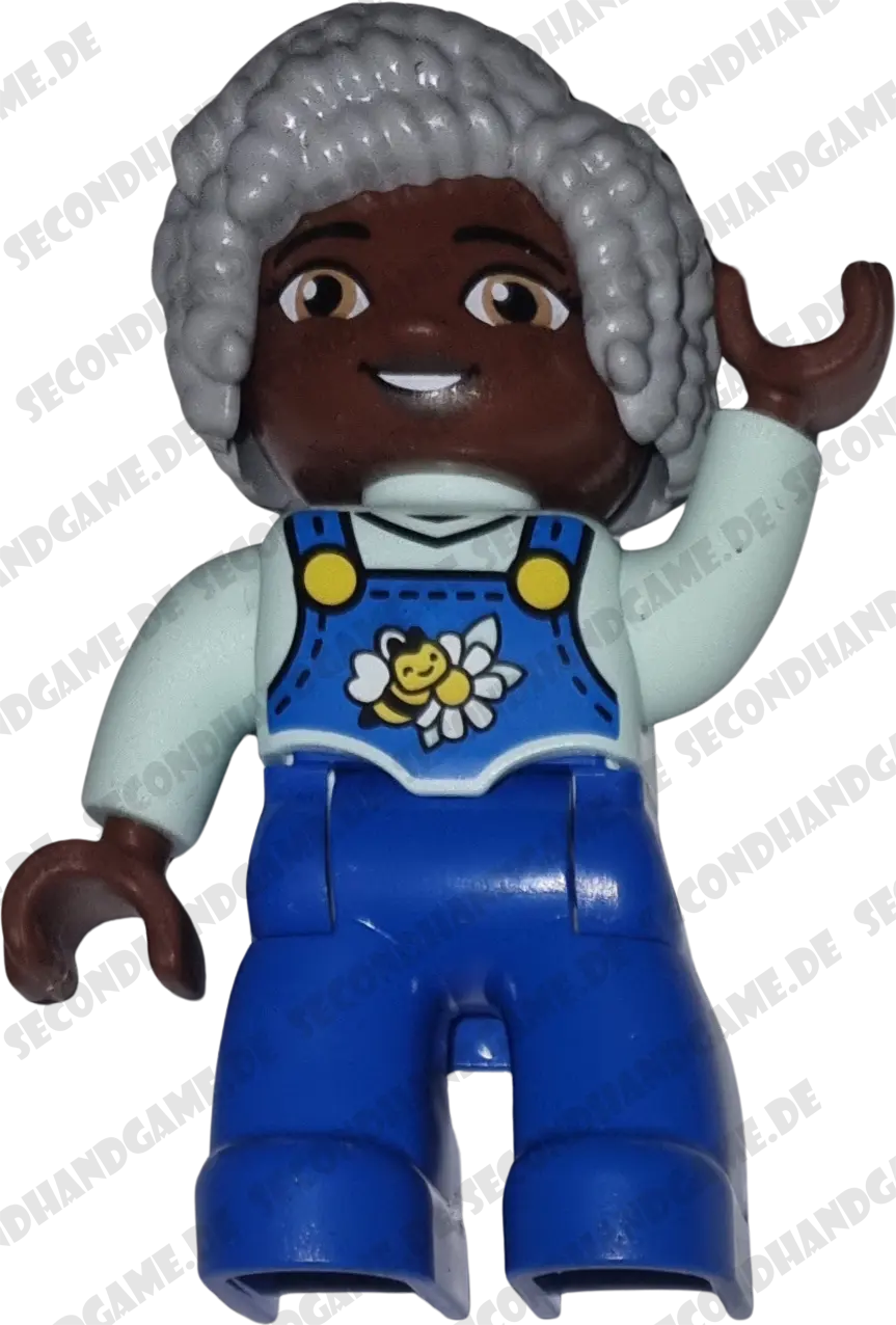 Lego Duplo Figur Frau Oma Afrikanerin Imkerin